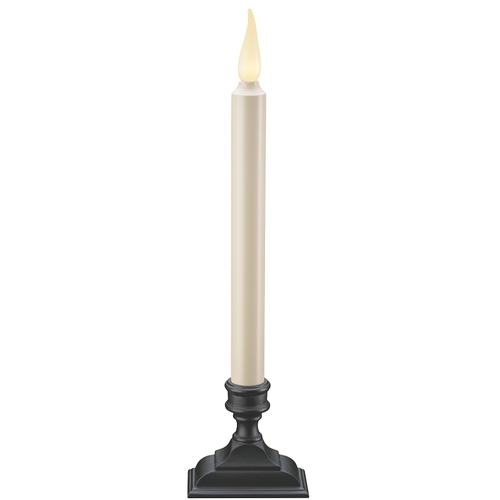 XODUS INNOVATIONS LLC FPC1650A Candle, 12 in H, LED Bulb, Plastic, Ivory, Internal Light/Music: LED