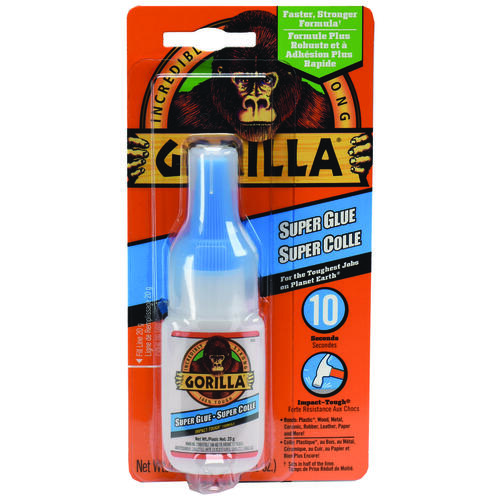 Gorilla 7805201 Super Glue, Liquid, White, 20 g Bottle