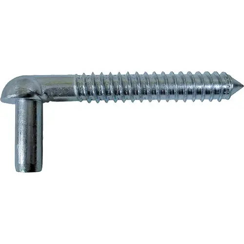 Screw Hook, 3/4 in Thread, 6 in L, Steel, Zinc Zinc-Plated