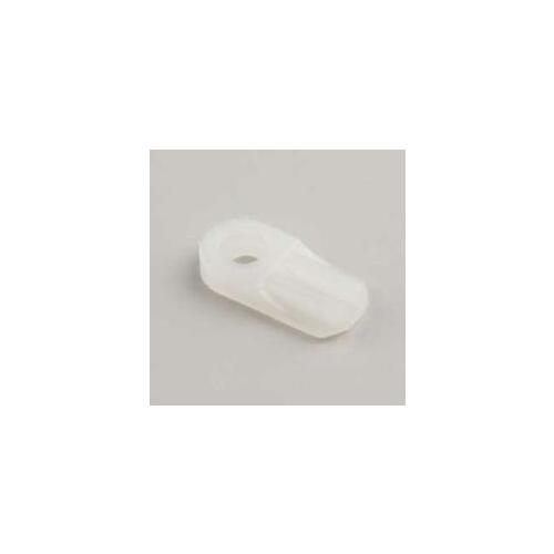 Onward 40PR Single Turn Button, Nylon, 7/8 in L x 7/16 in W x 1/8 in THICK Dimensions White