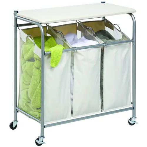 Triple Sorter, Natural, 16-1/2 in W, 33 in H, 31 in D - pack of 2