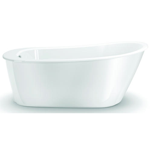 MAAX 105797-000-002 Sax Bathtub, 38 to 44 gal Capacity, 60 in L, 32 in W, 25 in H, Free-Standing Installation, White