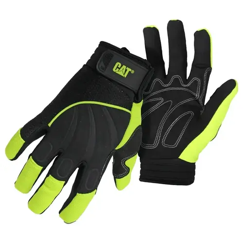 GLOVES MECHANIC SYN PALM XL Pair Green