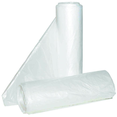 ALUF PLASTICS HCR-334016C Hi-Lene Anti-Microbial Coreless Can Liner, 33 gal Capacity, HDPE, Clear - pack of 250