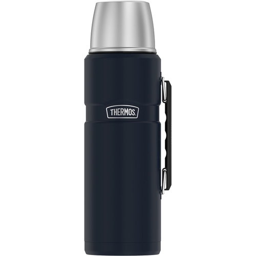 Thermos SK2020MDB4 Stainless King Beverage Bottle, 2 L Capacity, Stainless Steel, Midnight Blue