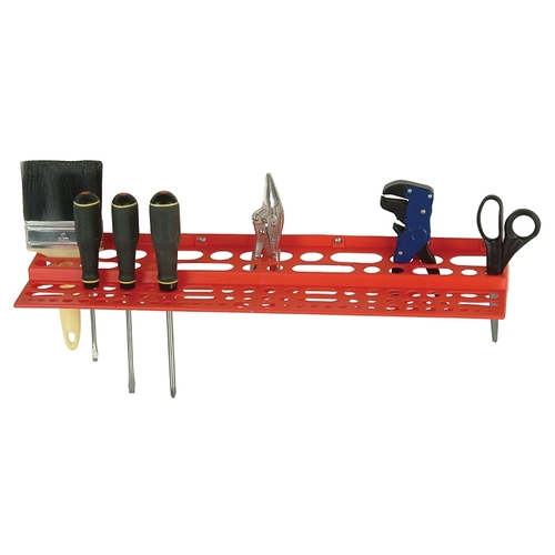 QUANTUM STORAGE SYSTEMS RTR-96 Tool Rack, 96-Tool Holder, 2-3/4 in W, 6 in H, 24 in L, Polypropylene