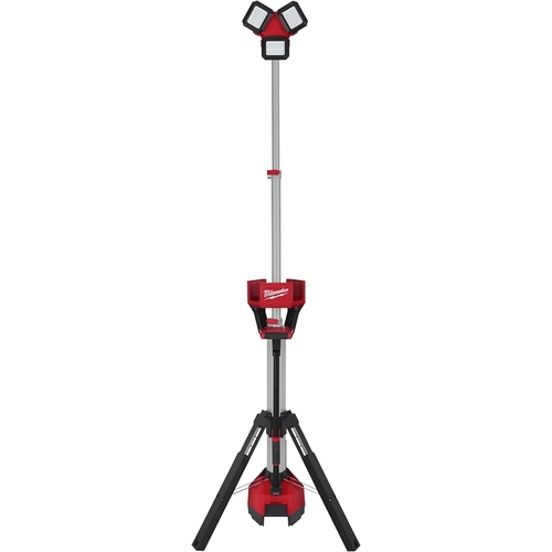 Milwaukee 2136-20 M18 ROCKET Tower Light/Charger, 1.3 A, 120 VAC, 18 VDC, Lithium-Ion Battery, LED Lamp, Black/Red