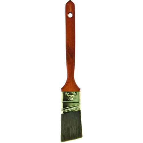 WC2125-1.5 Paint Brush, 1-1/2 in W, 2-1/4 in L Bristle, Polyester Bristle, Sash Handle Natural/Sable Brown