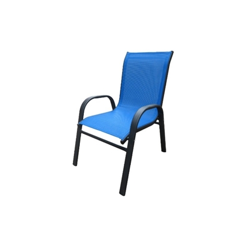 Seasonal Trends 50483 Kid's Stack Chair, 2 to 6 years, Bright Blue, 23.03 in OAH