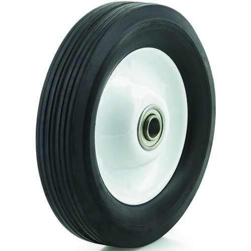 DH CASTERS W-MH08134B4W Hub Wheel, Medium-Duty, Rubber