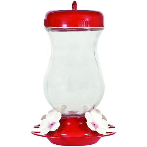 Perky Pet 132TF FEEDER HUMMINGBIRD BLSSM 27OZ Clear