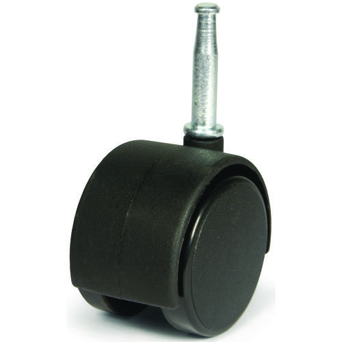 DH CASTERS C-T20S1BK Swivel Caster, 2 in Dia Wheel, Plastic Wheel, Black, 85 lb