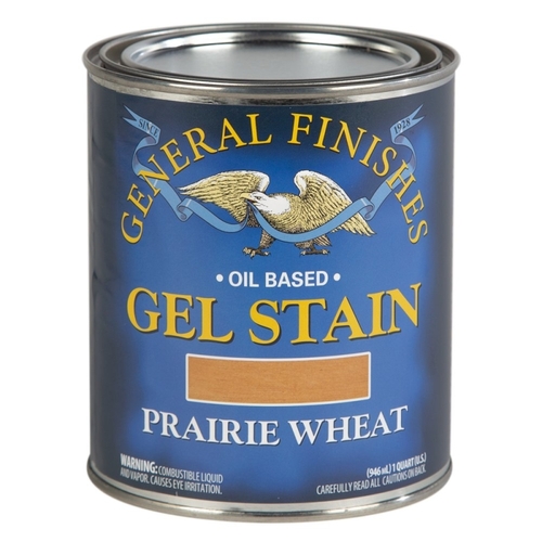 Gel Stain, Prairie Wheat, Liquid, 1 qt, Can