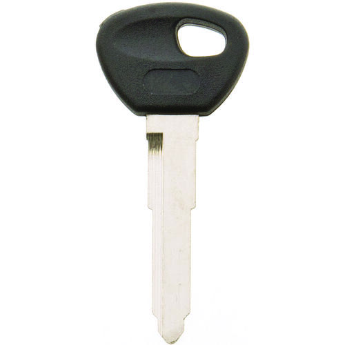 Chip key Blank, Brass, Nickel, For: Mazda Vehicle Locks