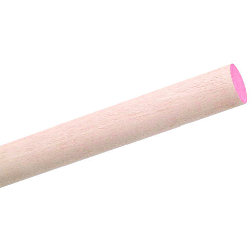 Dowel Rod, 1-1/8 in Dia, 48 in L, Aspen Wood, Pink - pack of 4