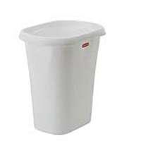 Rubbermaid FG5L5100WHT 5L51 Waste Basket, 12 qt Capacity, Plastic, White, 11.8 in H