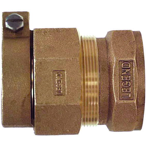 Legend 313-280NL T-4305NL Series Pipe Connector, 1 x 3/4 in, Pack Joint x FNPT, Bronze, 100 psi Pressure