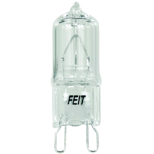 Halogen Bulb, 35 W, G9 Lamp Base, JCD T4 Lamp, 3000 K Color Temp, 2000 hr Average Life - pack of 6