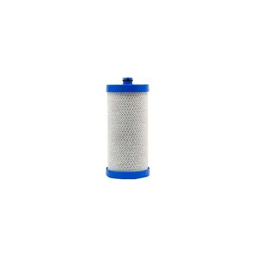 Refrigerator Water Filter, 0.5 gpm, Coconut Shell Carbon Block Filter Media