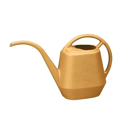 Aqua Rite Series JW4123 Watering Can, 144 oz Can, Narrow Spout, Plastic, Earthy Yellow