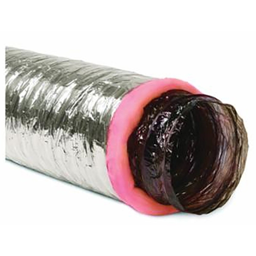 IMPERIAL MEA-0310 Air Duct, 10 ft L, Polyester, Silver