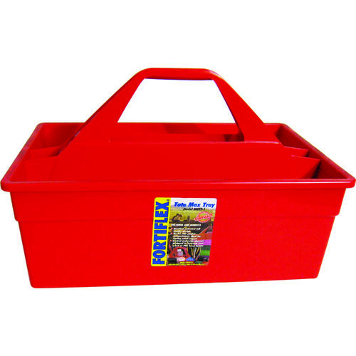 FORTEX-FORTIFLEX 1300702 Tool Carrier Tote, 22 in L, 27 in W, Red