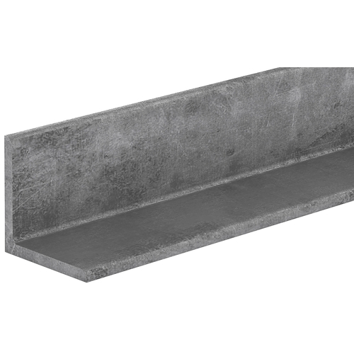 Mekano Series Angle Stock, 48 in L, 1/8 in Thick, Steel