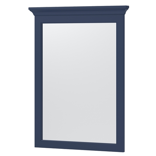 Lawson Series Framed Mirror, 32 in L, 24 in W, Aegean Blue Frame