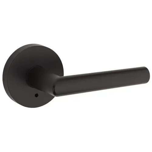 Milan Series SPVL331 MIL514 RD Privacy Door Lever, 2-5/8 in L Lever, Iron Black