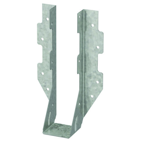 LU Series Standard Joist Hanger, 6-3/8 in H, 1-5/8 in D, 1-9/16 in W, 2 x 8 in, Steel Galvanized