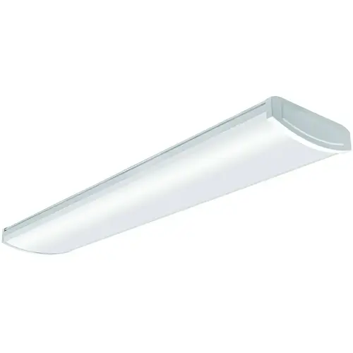 Wrap Light, 120/277 VAC, 57 W, LED Lamp, 5200 Lumens, 4000 K Color Temp White