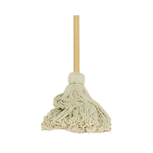 ZEPHYR INDUSTRIES 11016L Deck Mop, 16 oz Headband, 48 in L, Cotton Mop