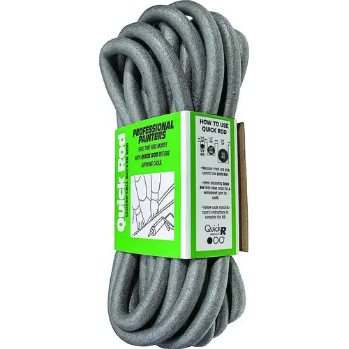 Quick R BR78040 Backer Rod, 7/8 in Dia, 40 ft L