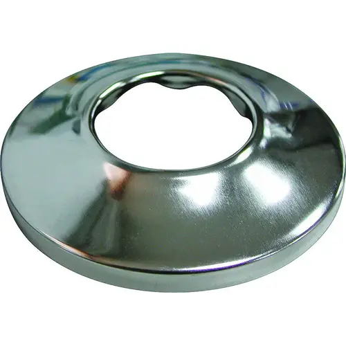 Shallow Flange, 2.4 in Dia, 0.39 in W Silver