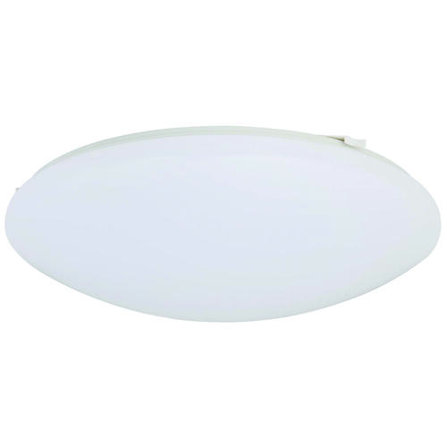 Low-Profile Light Fixture, 120/277 V, 22 W, LED Lamp, 1600 Lumens Lumens, 4000 K Color Temp, White Fixture