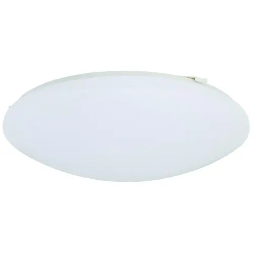 Low-Profile Light Fixture, 120/277 V, 22 W, LED Lamp, 1600 Lumens Lumens, 4000 K Color Temp, White Fixture