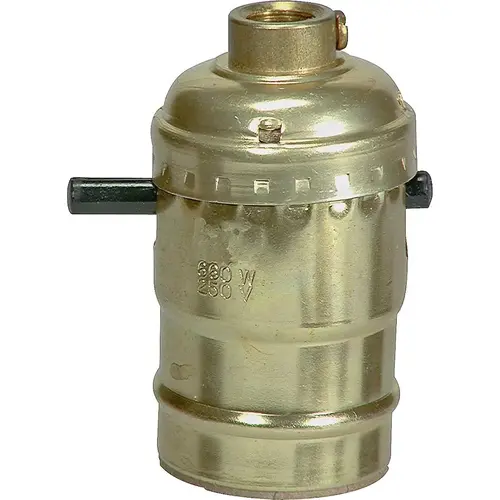 Lamp Holder, 250 V, 660 W, Brass