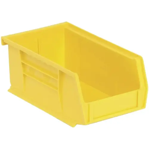 QUANTUM STORAGE SYSTEMS RQUS220YL-UPC Small Storage Bin, Polymer, Yellow