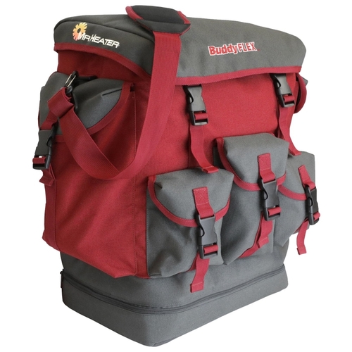 Mr. Heater F600050 Buddy FLEX Series Gear Bag, 1 lb Capacity, 5-Compartment, Padded Shoulder Strap, Cardura Nylon
