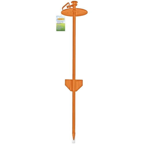 Dome 00004 Top Tie-Out Stake, Heavy-Duty, Steel, Green