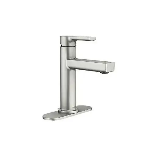 Rinza 1-Handle Lever Centerset Bathroom Faucet, Spot Resist Brushed Nickel