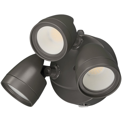 ETi 51403141 Dusk-to-Dawn Security Light with Lumen Boost, 120 VAC, 3-Lamp, LED Lamp, Bright White Light