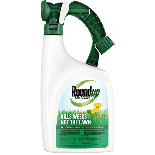 Roundup 502042 5008810 Weed Killer, Liquid, 32 oz Bottle