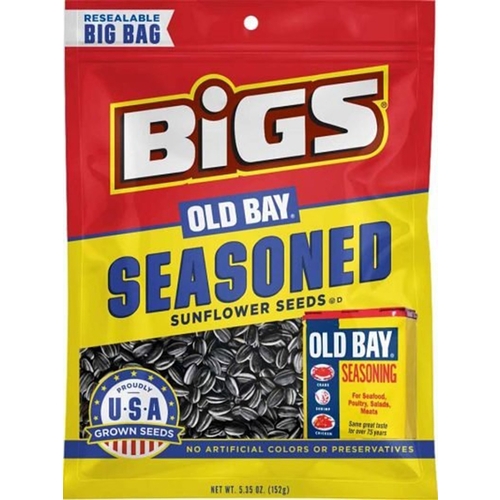 BIGS 574361 Old Bay Series Sunflower Seeds, 5.35 oz Bag