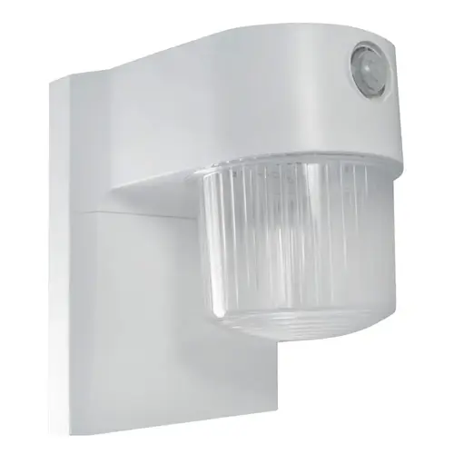 Motion Sensor Light, LED Lamp, 700 Lumens, 4000 k Color Temp, White Fixture