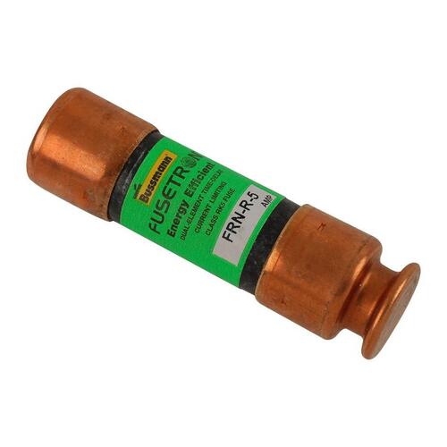 Time Delay Fuse, 5 A, 250 VAC, 125 VDC, 20, 200 kA Interrupt, Fiberglass Body