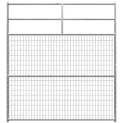 Deer Gate, 8 ft L, 96 in H, Galvanized