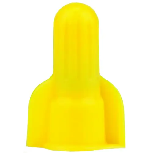 22-08 YEL ELECT TWST CONNECTOR Yellow - pack of 100