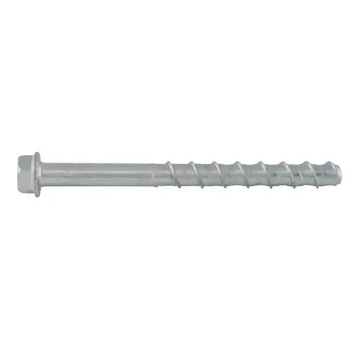 Screw-Bolt+ Screw Anchor, 5/8 in Dia, 8 in L, Carbon Steel, Zinc - pack of 25