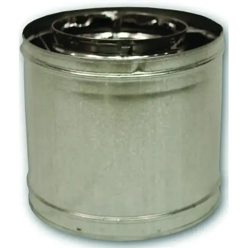 FMI 12S-8DM Chimney Support Pipe, 12 in L, Stainless Steel, Galvanized